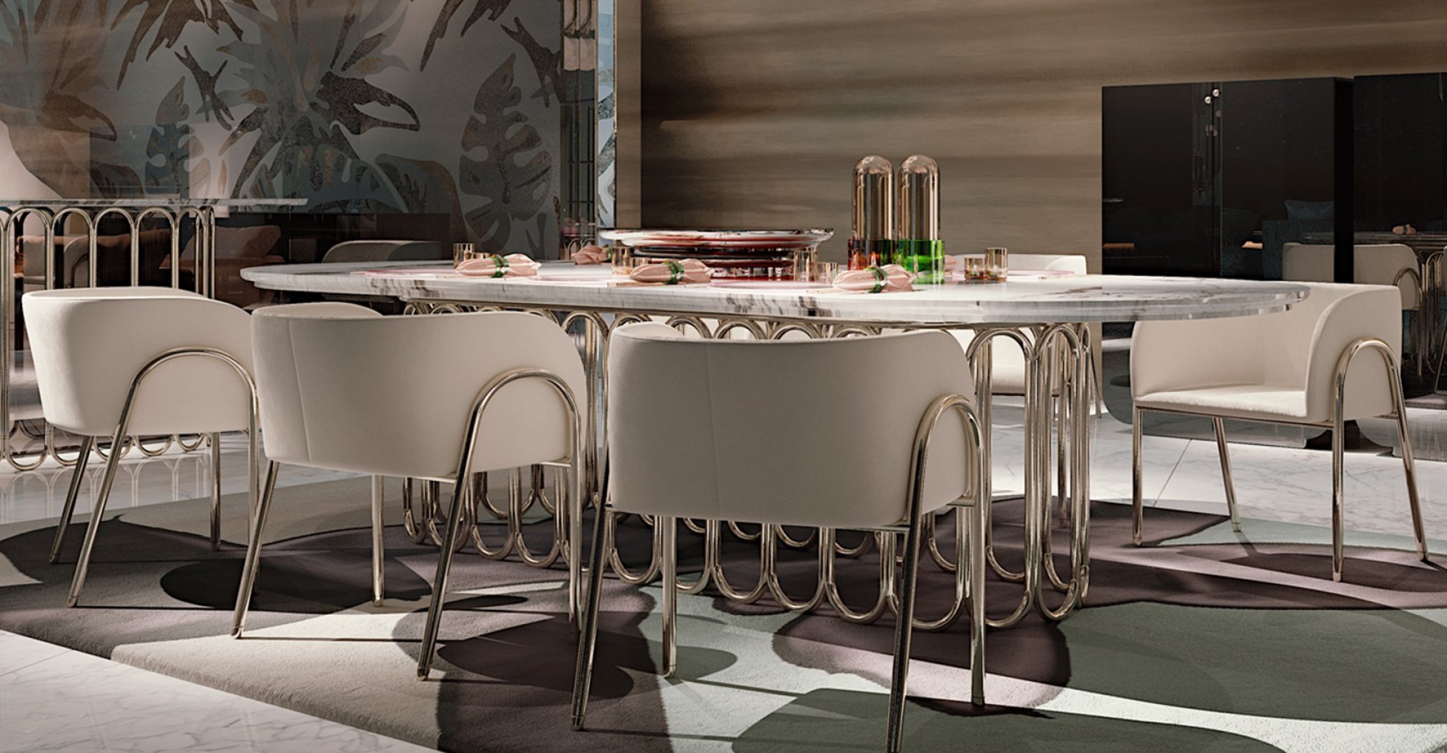 Crown Yemek Odası | Elano Luxury Furniture - Masko - Modoko