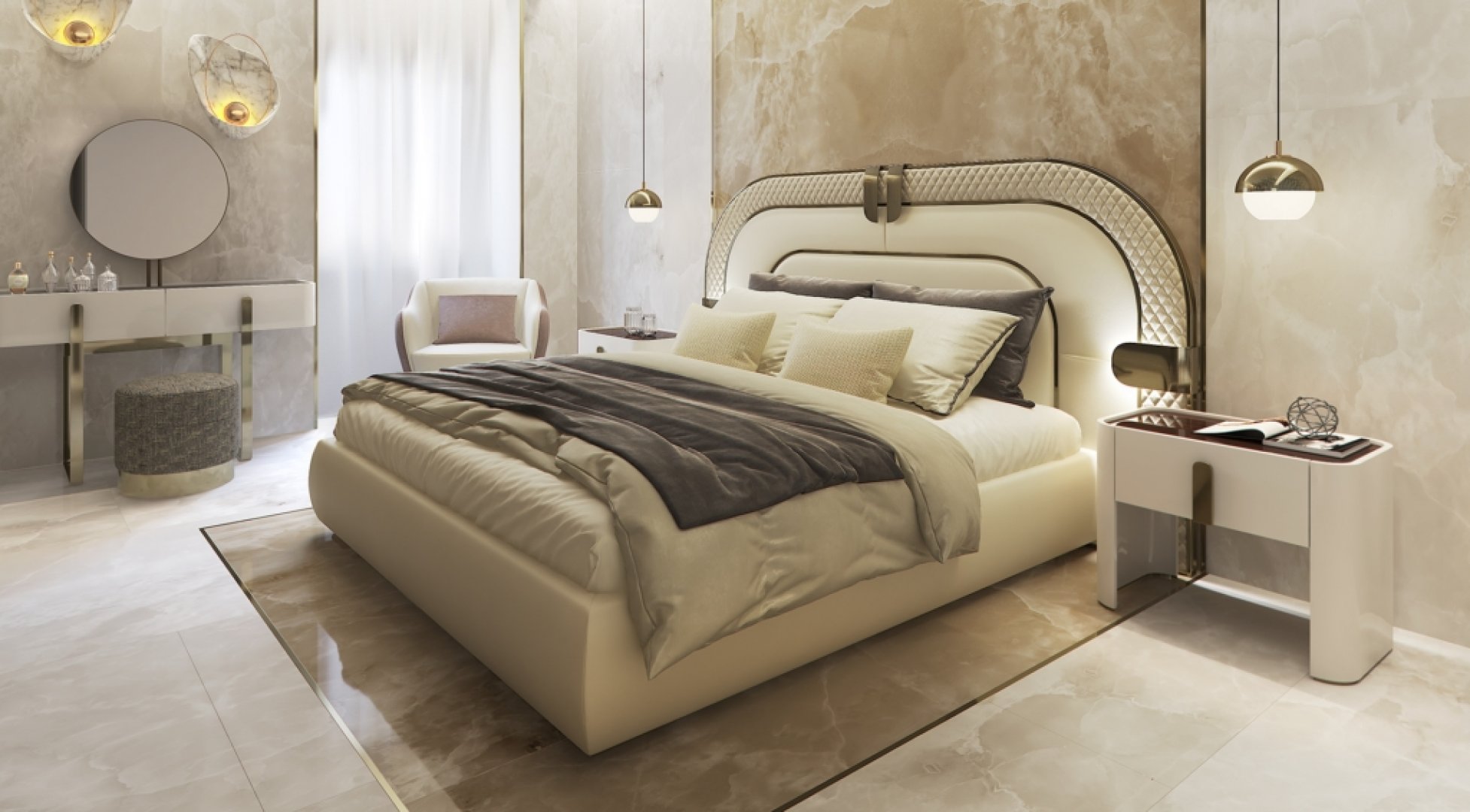 Aden Yatak Odası | Elano Luxury Furniture - Masko - Modoko