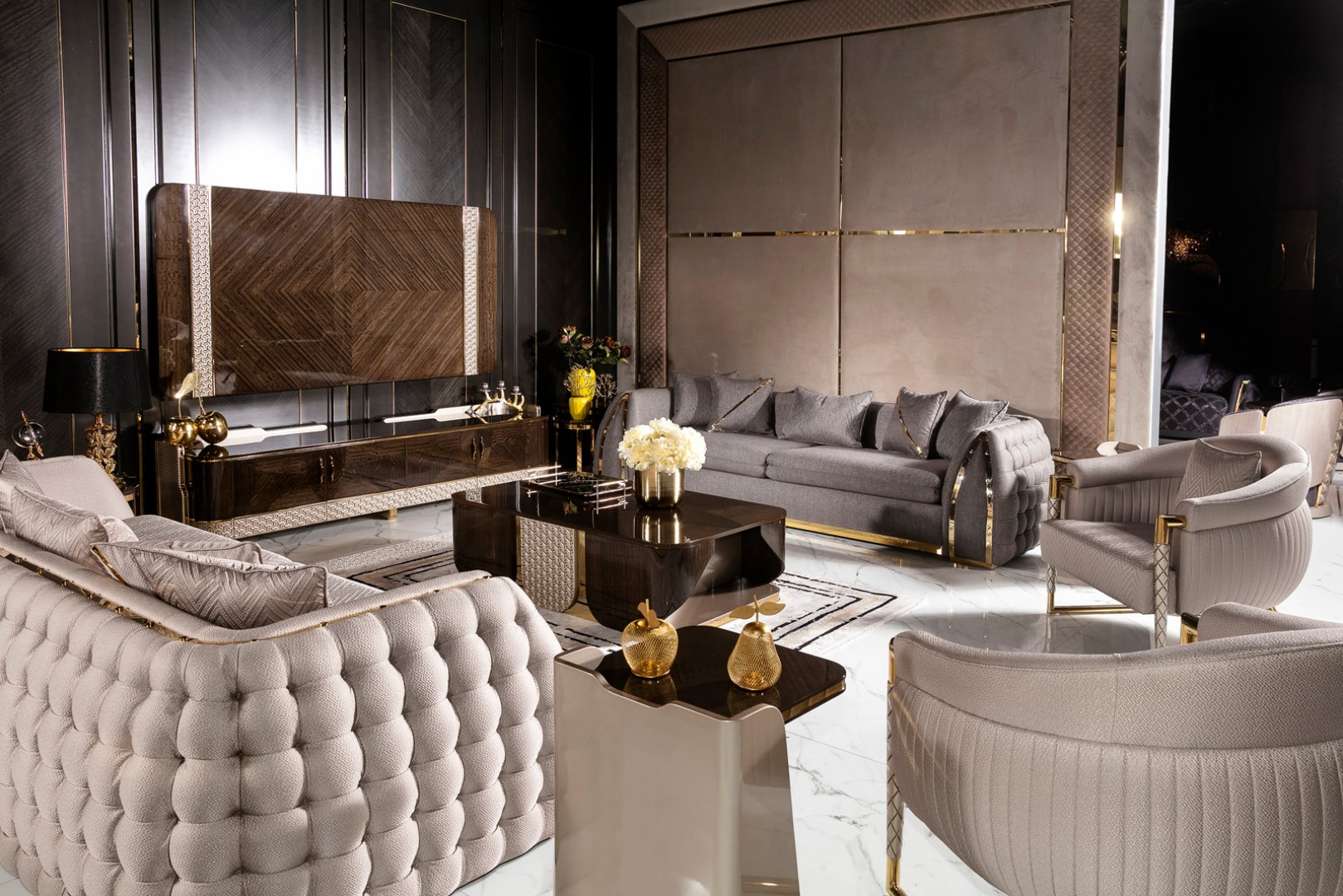 Miracle Koltuk Takımı | Elano Luxury Furniture - Masko - Modoko