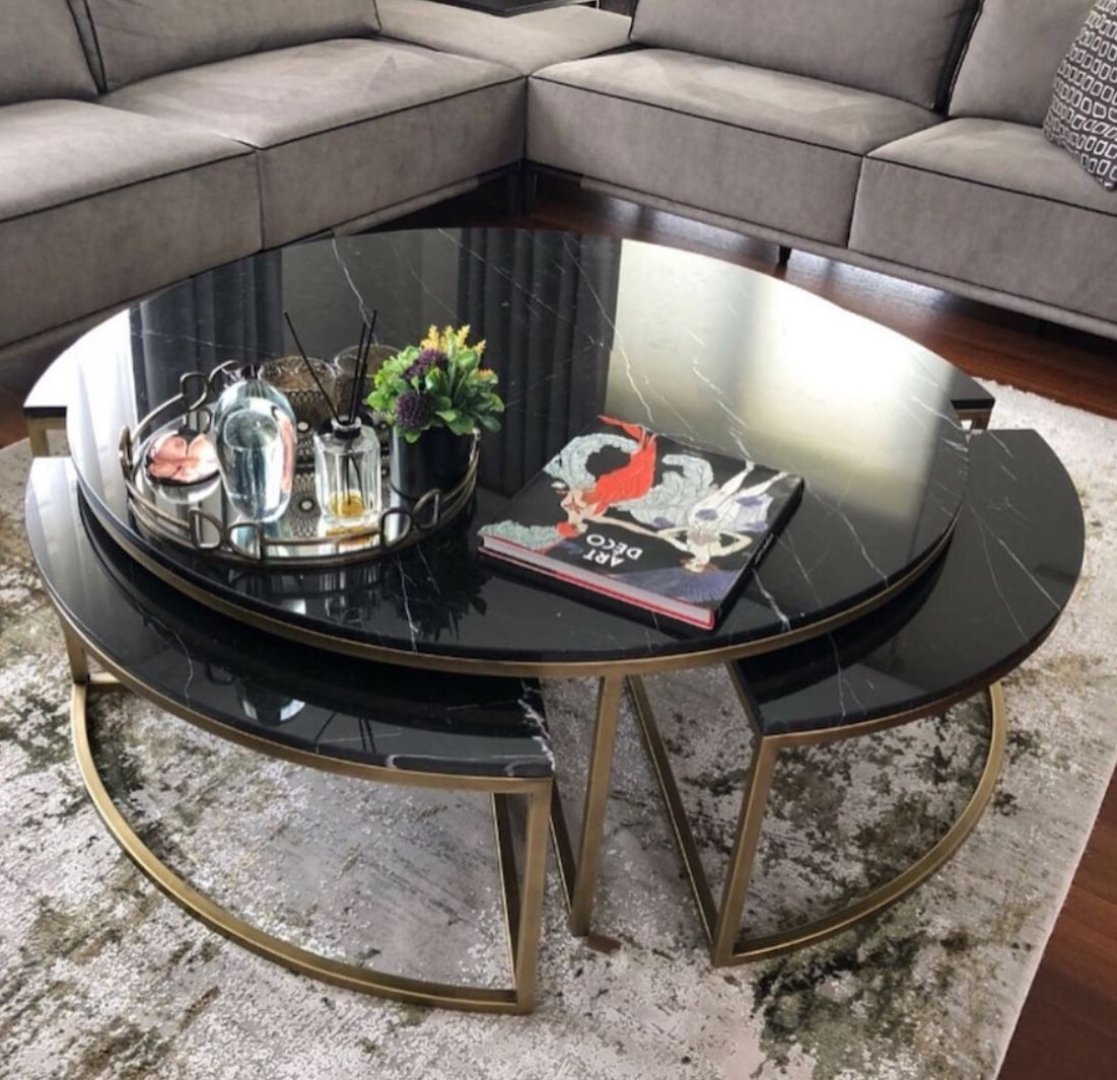 Marble Nesting Table | مفروشات ايلانو لاكشري - ماسكو - مودوكو
