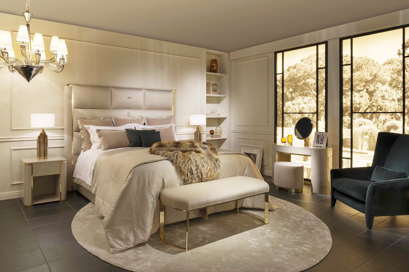 Fendi Style Bedroom Set | مفروشات ايلانو لاكشري - ماسكو - مودوكو