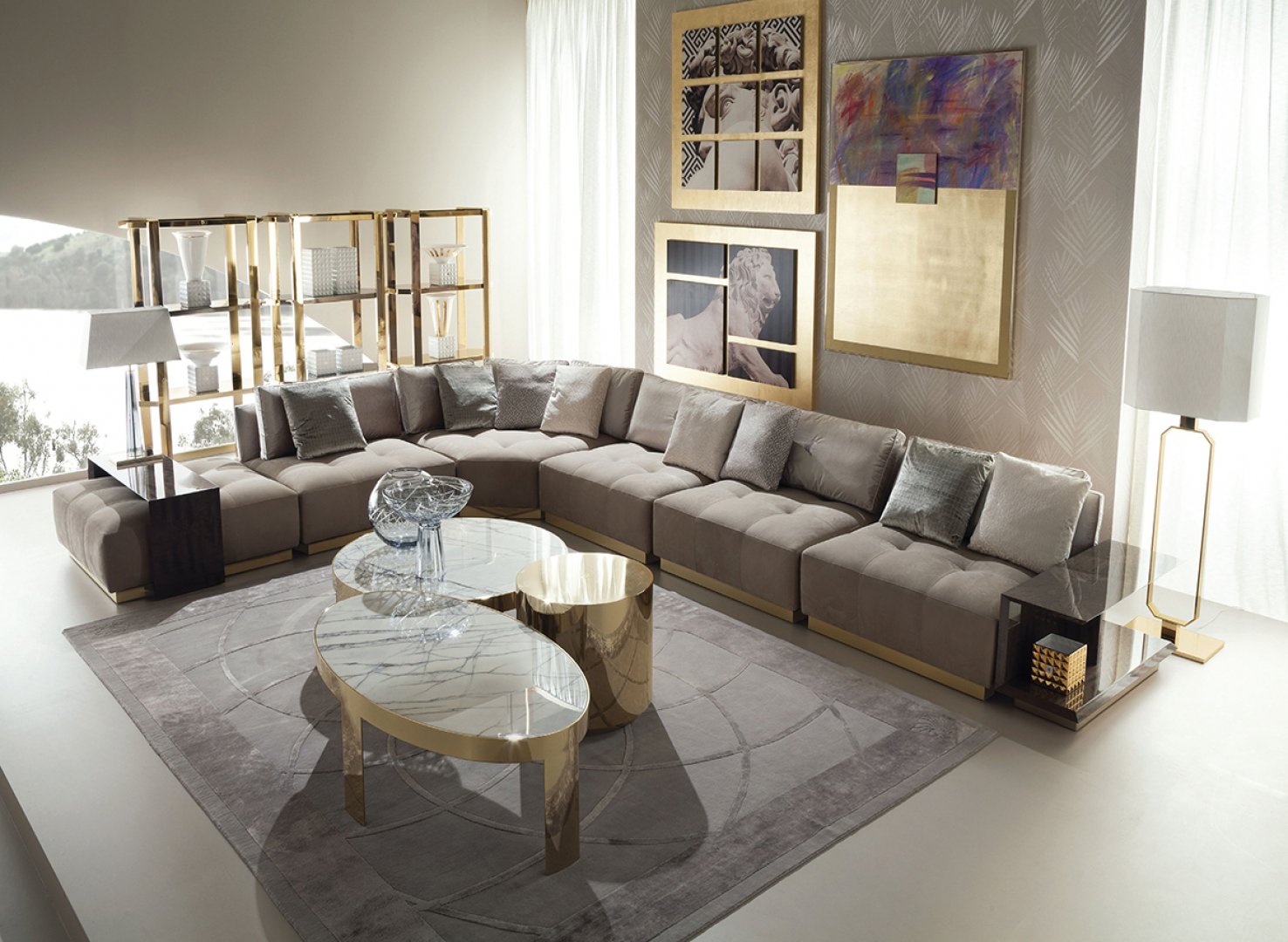 Infinity Corner Sofa | مفروشات ايلانو لاكشري - ماسكو - مودوكو